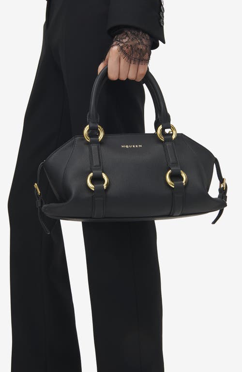Alexander Mcqueen Mcqueen Medium Farringdon Leather Satchel In Multi