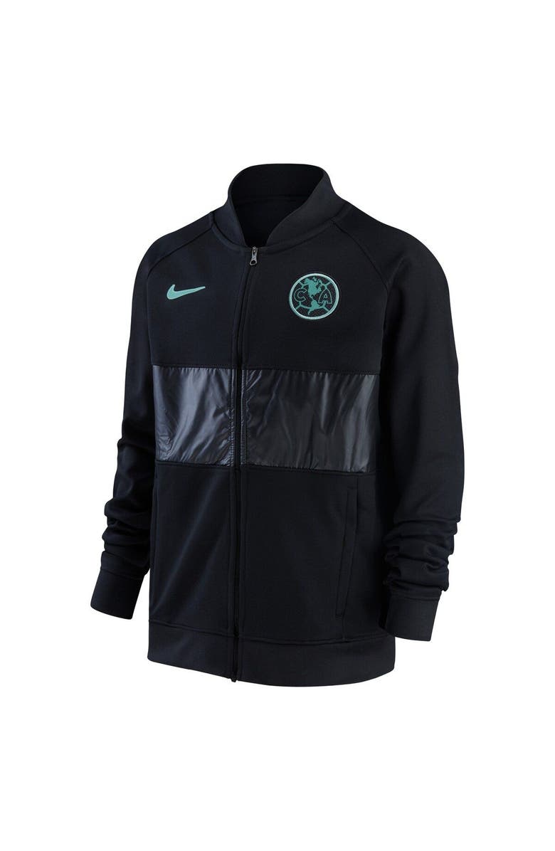 Nike Youth Nike Black Club America I96 Anthem Raglan Full-Zip Jacket, Alternate, color, Black