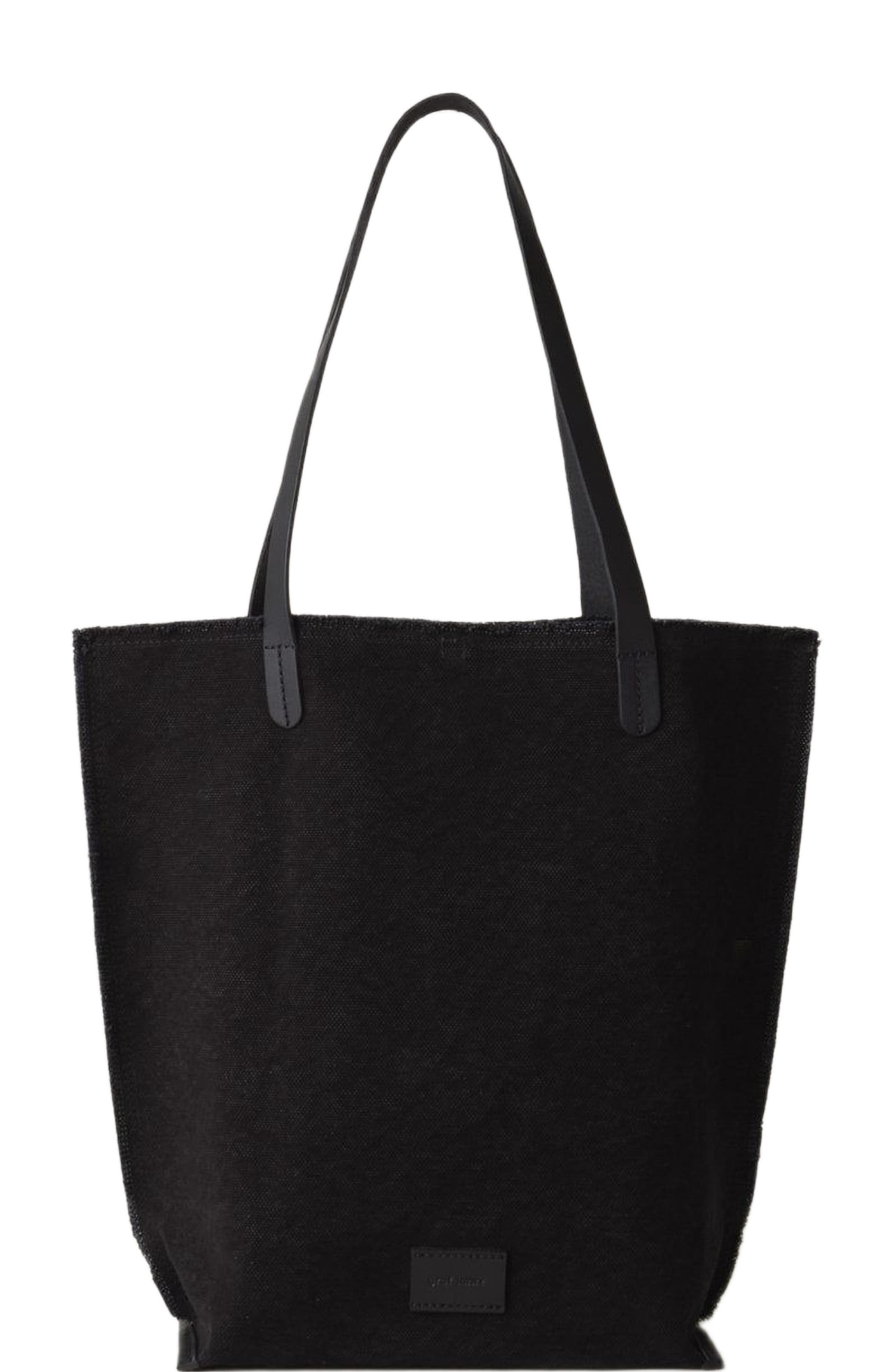 Graf Lantz Hana Canvas Tote, Main, color, Black