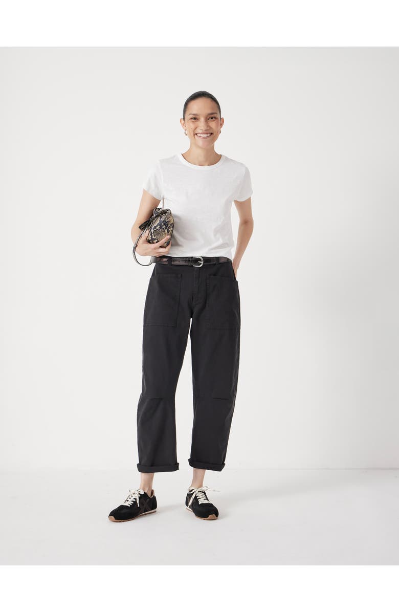 Hush Cordi Barrel Leg Pants, Alternate, color, Dark Charcoal Grey