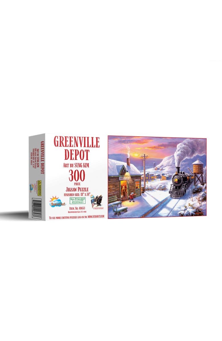 Sunsout Greenville Depot 300 piece Jigsaw Puzzle for Adults, Main, color, Multicolor