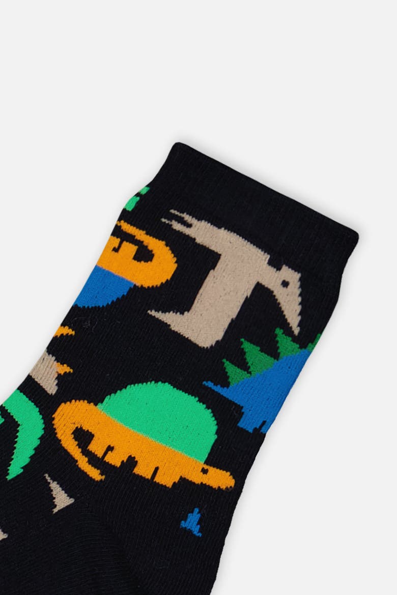 Cotton Blend Soft Stretch Ribbed Cuff Socks, Alternate, color, Dark Blue