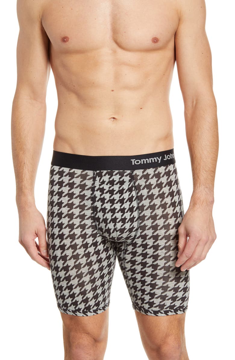 Tommy John Cool Cotton 8-Inch Boxer Briefs, Main, color,