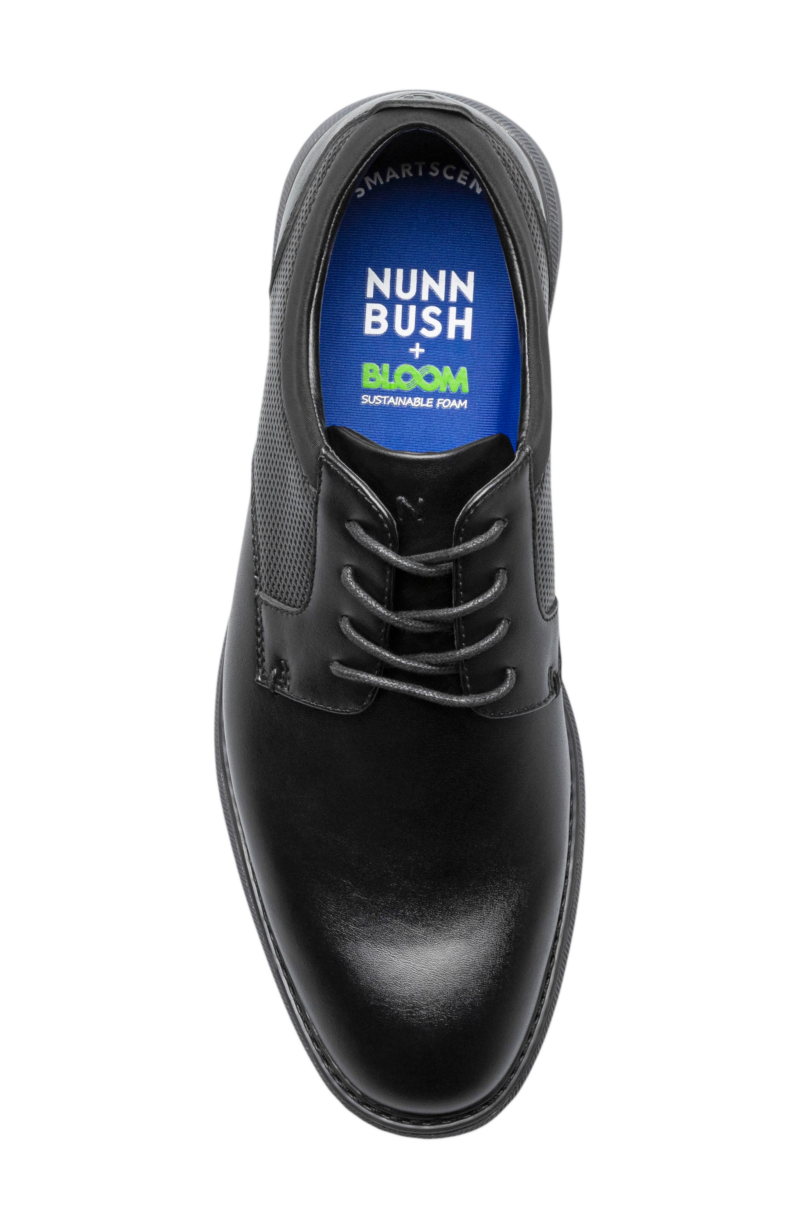 NUNN BUSH Chase Plain Toe Derby - Wide Width Available, Alternate, color, Black