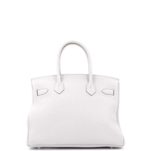 Pre-owned Hermes  Hermes Birkin Handbag Grey Togo With Palladium Hardware 30 In Gray