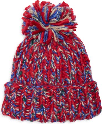 Vince Camuto Chunky Metallic Pom Knit Beanie | Nordstromrack display picture 2