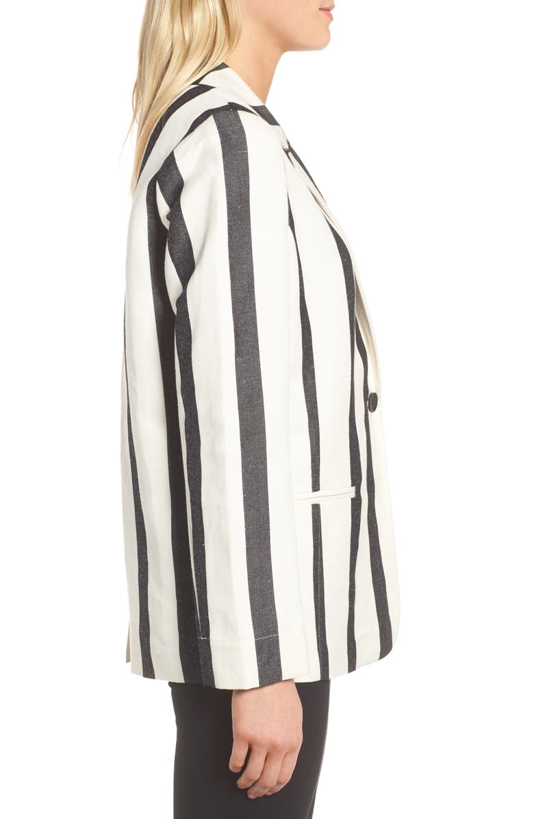 Trouvé Stripe Blazer, Alternate, color, 