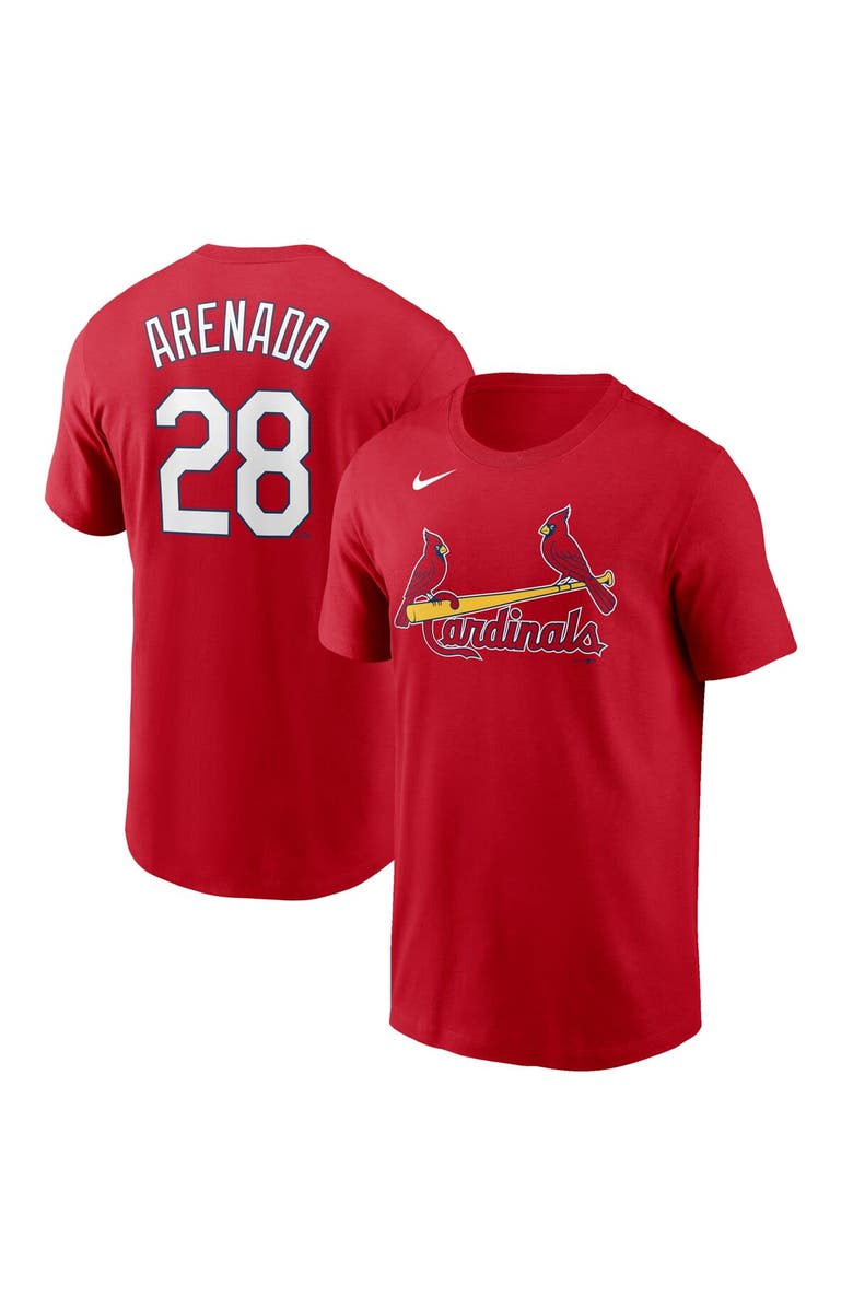 Nike Men's Nike Nolan Arenado Red St. Louis Cardinals Name & Number T-Shirt, Main, color, Red