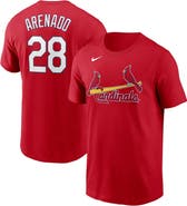 Nike Men's Nike Nolan Arenado Red St. Louis Cardinals Name & Number T-Shirt