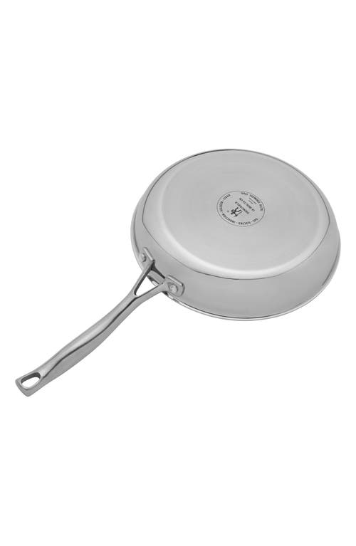 Henckels Cutlery Clad 10-inch Frying Pan With Lid In Silver