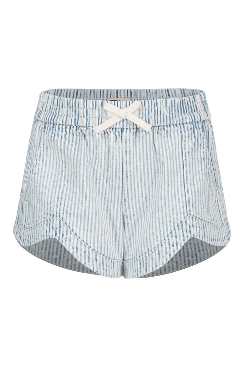 Kids' Mad for You Railroad Stripe Shorts, Main, color, ASHLEIGH BLUE