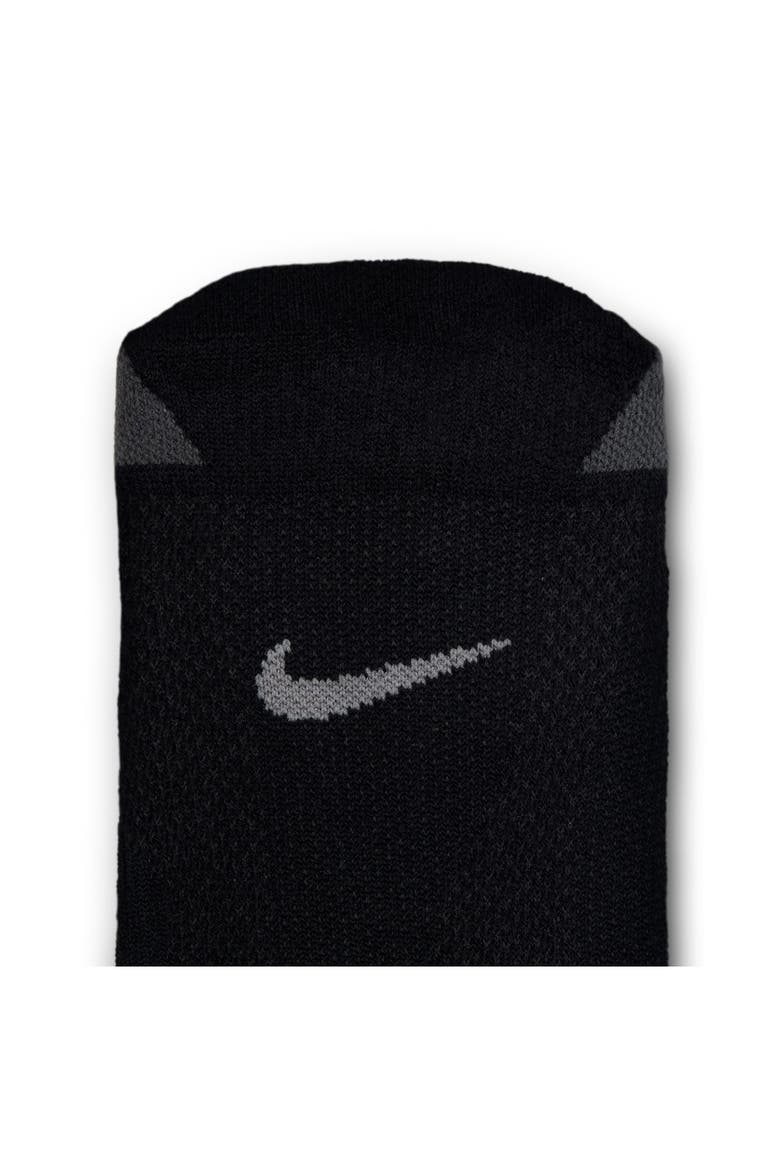 Running Lightweight No-Show Socks, Alternate, color, BLACK/ DARK SMOKE GREY