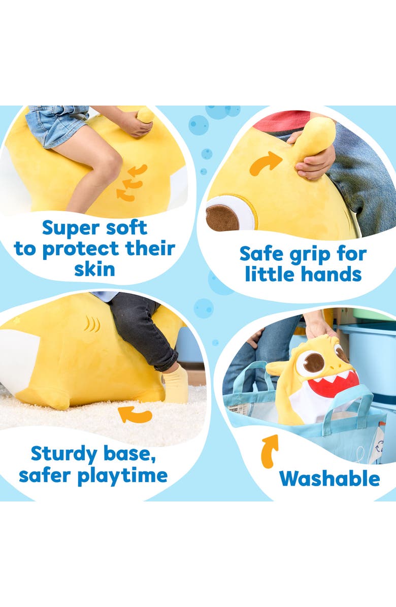 JitteryGit Baby Shark-Bounce-n-Play, Alternate, color, Yellow