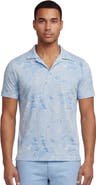 Lords of Harlech Marakesh Paisley Mens Wool Johnny Collar Polo