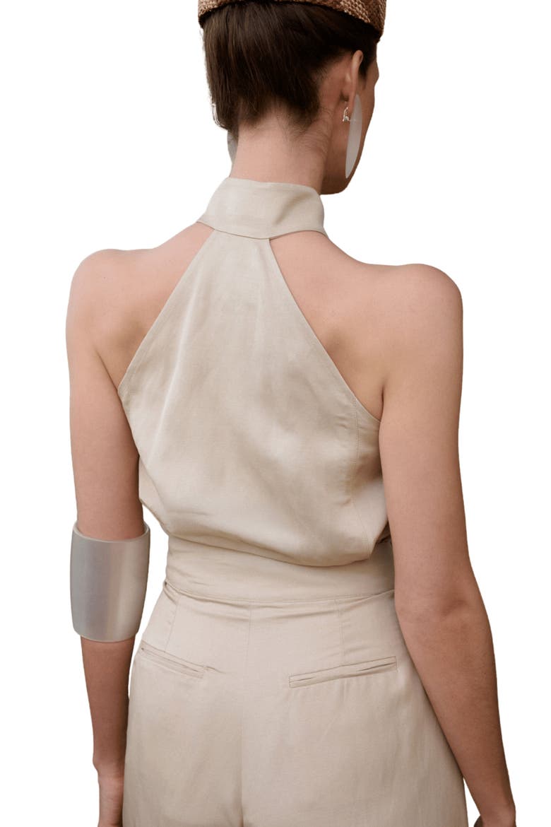 Trama Top, Alternate, color, Beige