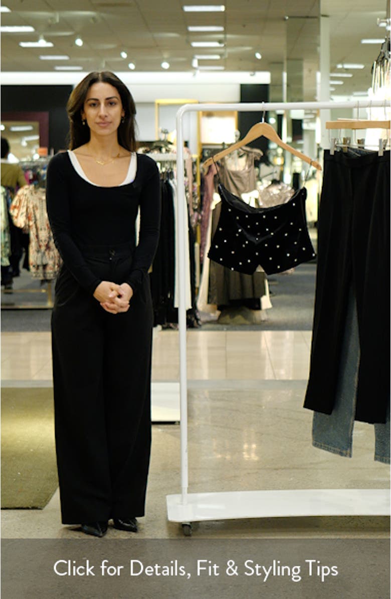 Embellished Strapless Velvet Top, sales video thumbnail