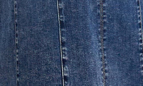 Wash Lab Denim Bellas Denim Midi Skirt In Blue