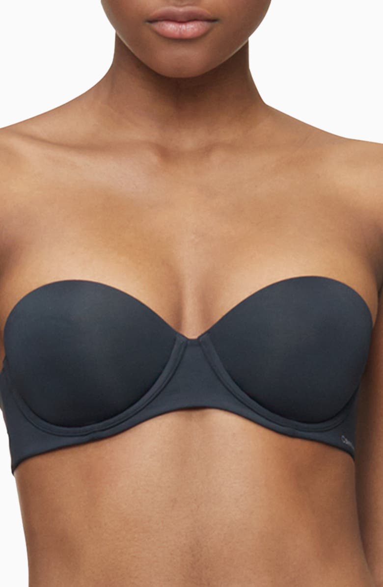 Calvin Klein Underwire Strapless Push-Up Bra, Alternate, color, 