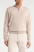 Peter Millar Excursionist Flex Quarter-Zip Merino Wool Pullover