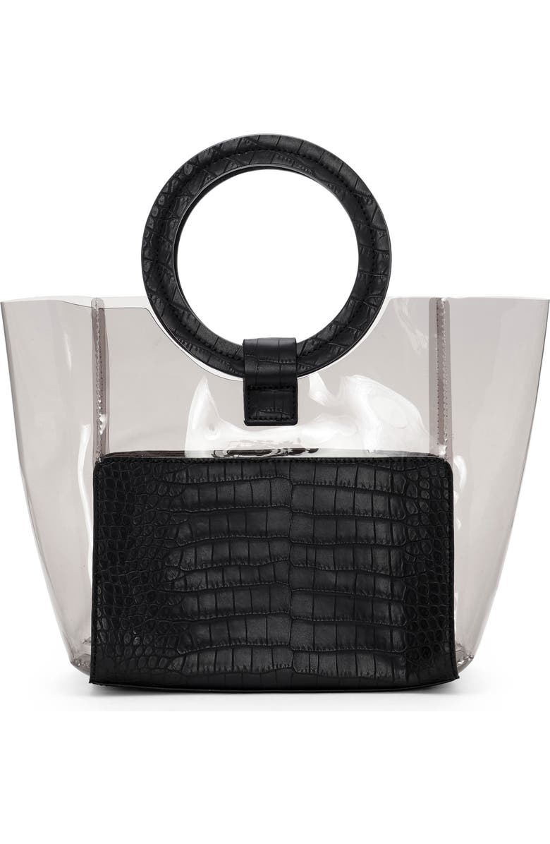 Vince Camuto Small Clea Faux Leather Tote, Alternate, color,