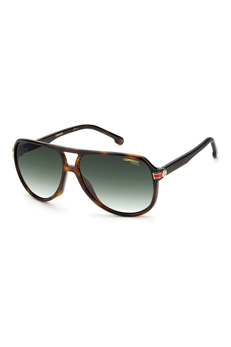 61mm Gradient Navigator Sunglasses, Alternate, color, HAVANA