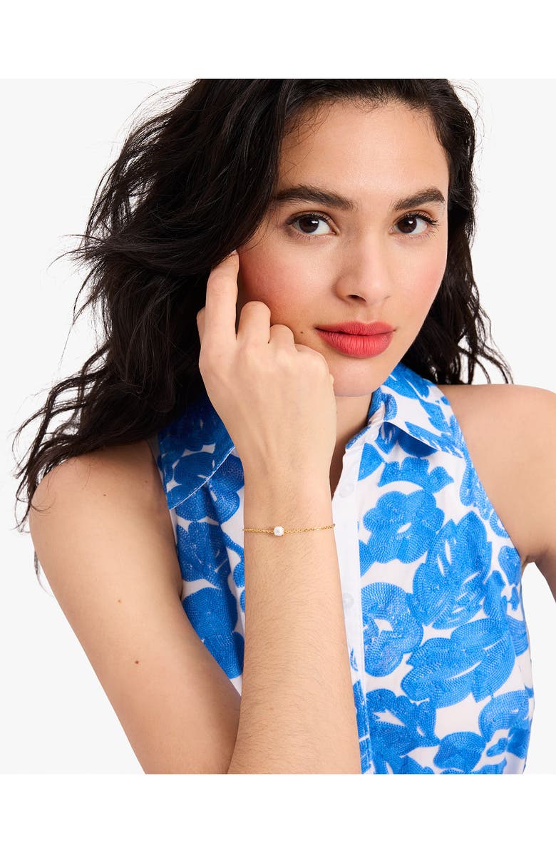 Kate Spade New York imitation pearl bracelet, Alternate, color, Cream/ Gold