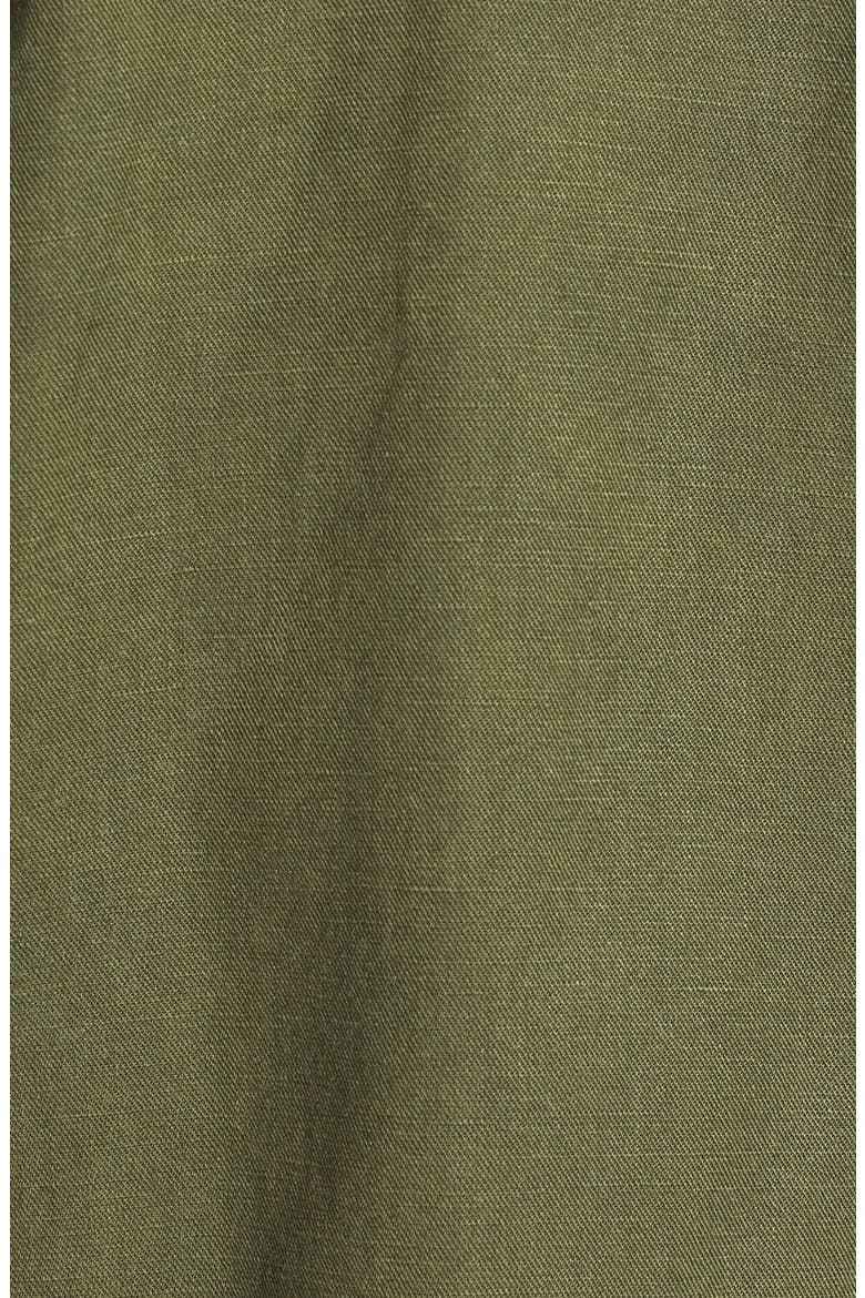 Tencel® & Linen Bomber Jacket, Alternate, color, OLIVE