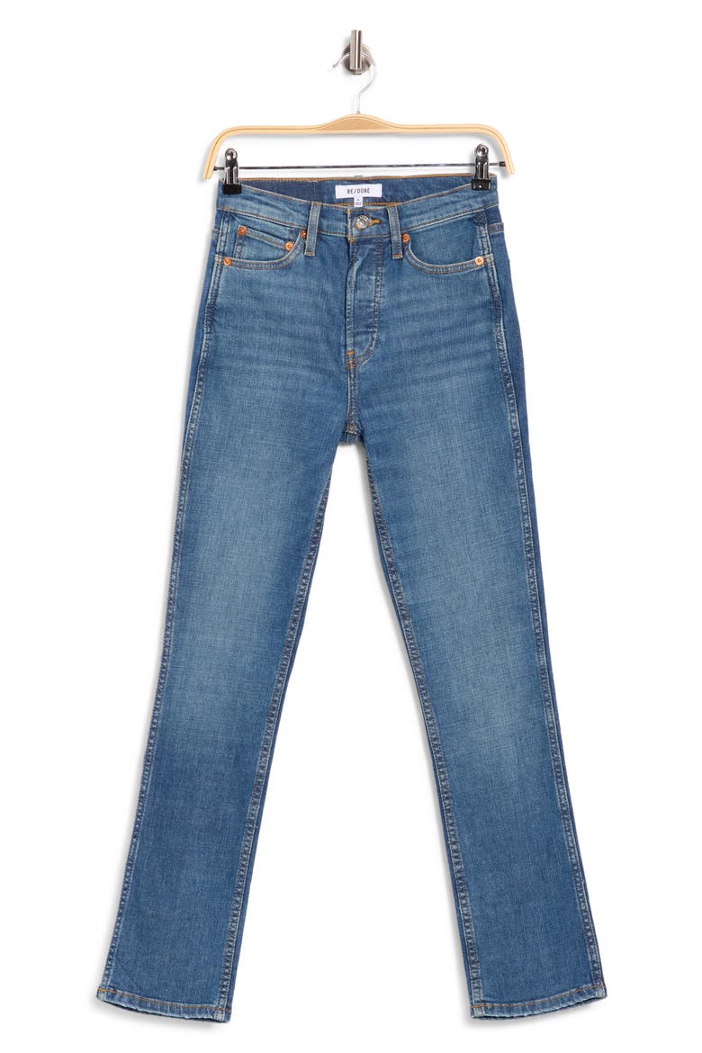 The Dagger High Waist Slim Straight Leg Jeans, Alternate, color, MENDOINDIGO
