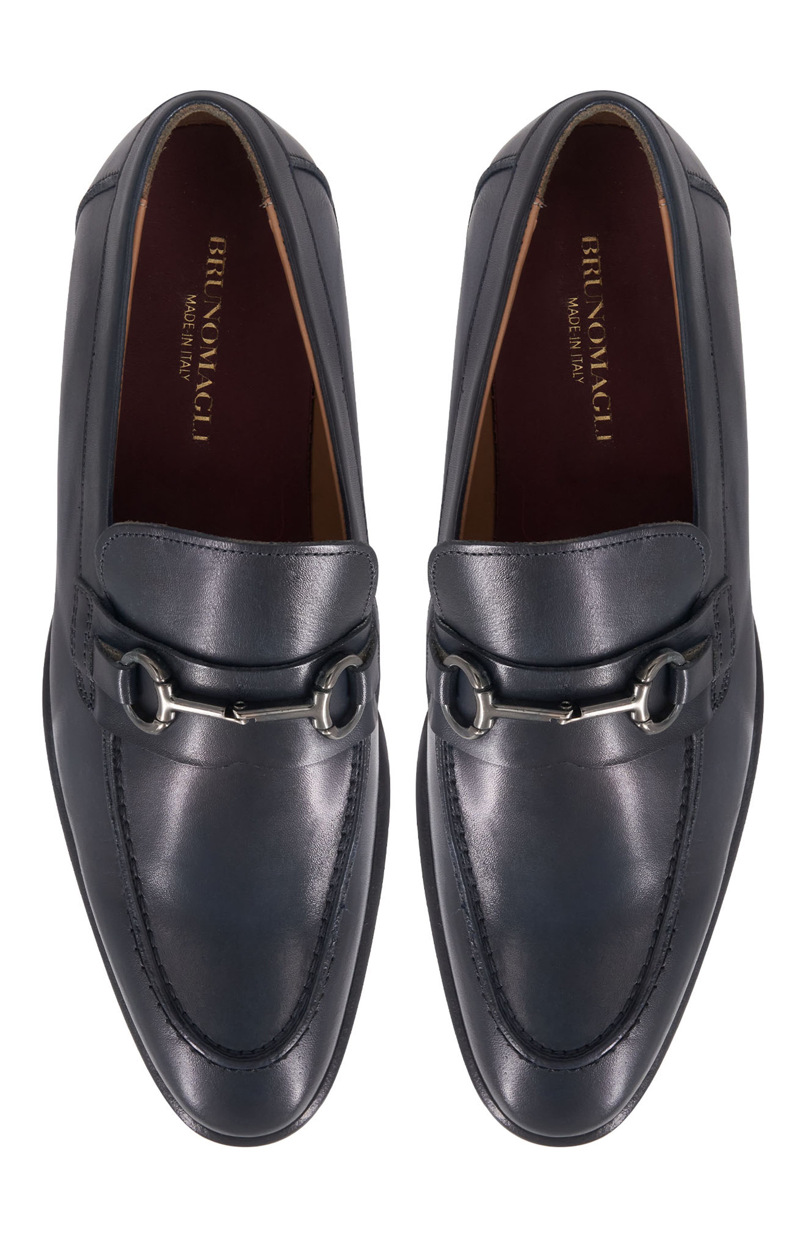 Bruno Magli Alessandro Bit Loafer, Alternate, color, Blue