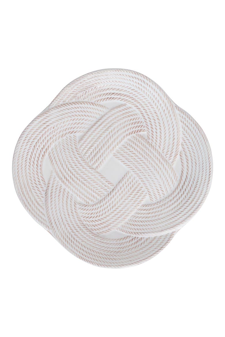 Le Panier Mystic Knot Dessert/Salad Plate, Main, color, WHITEWASH