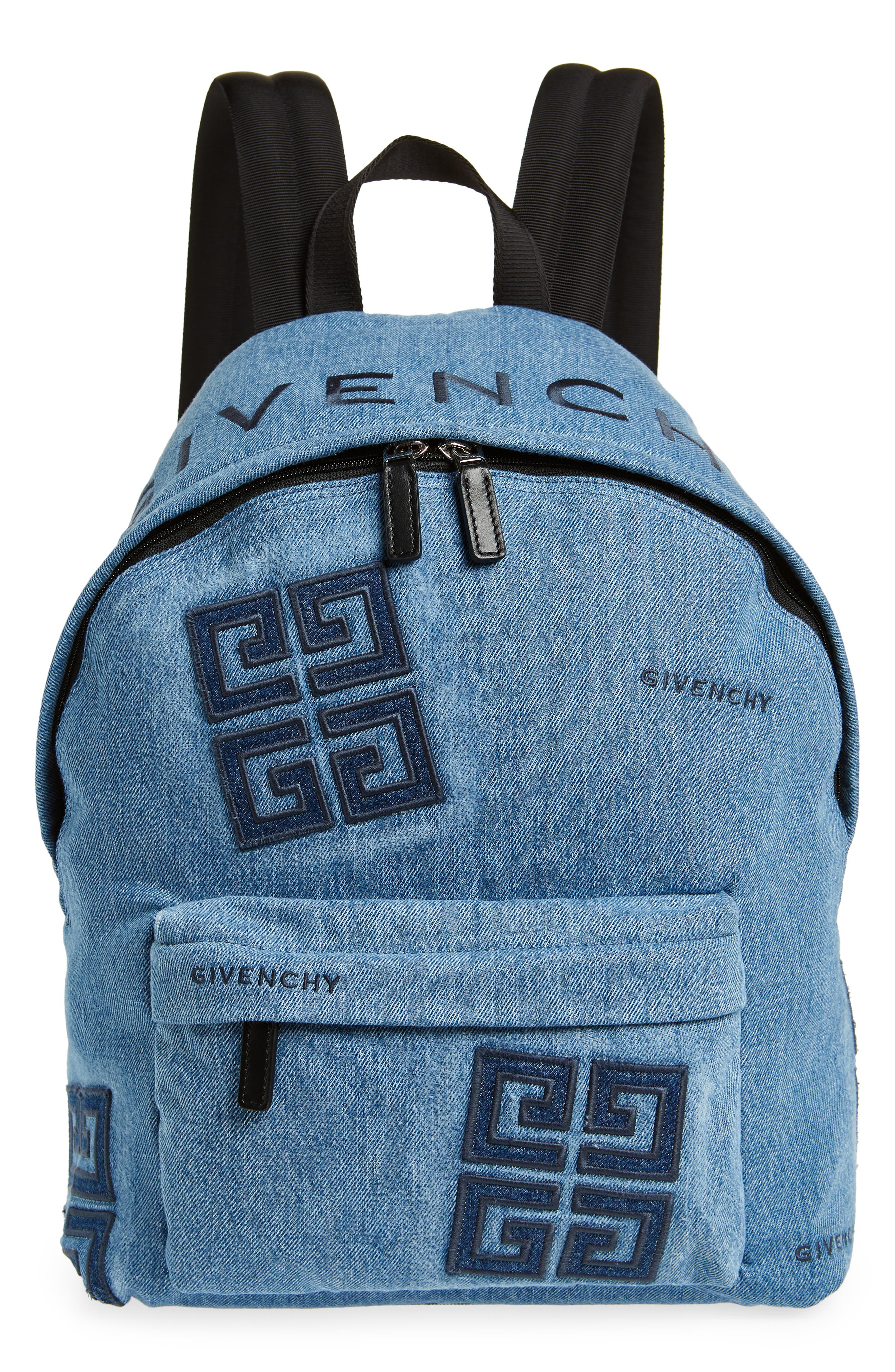 Givenchy Essential U 4G Denim Backpack, Main, color, 