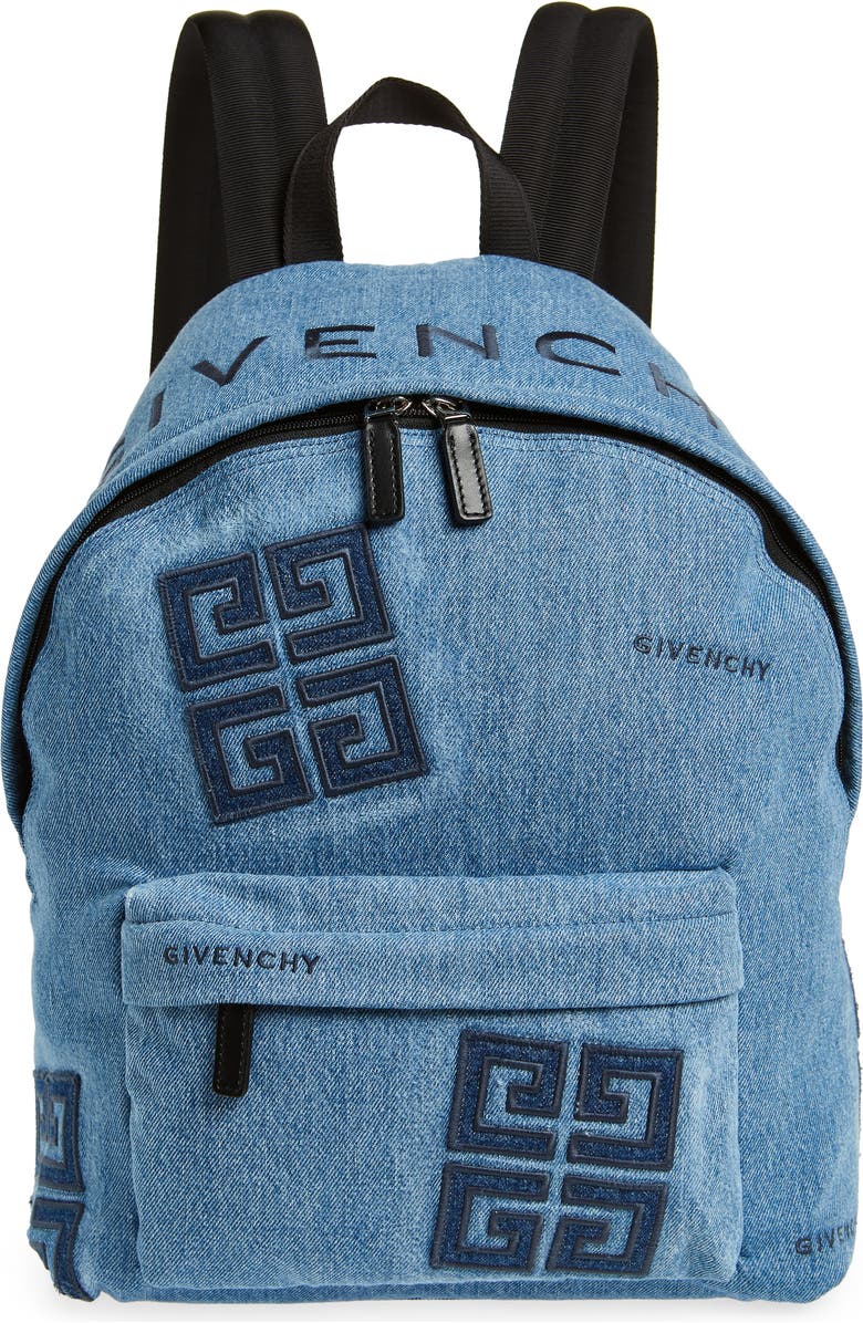 Givenchy Essential U 4G Denim Backpack, Main, color,
