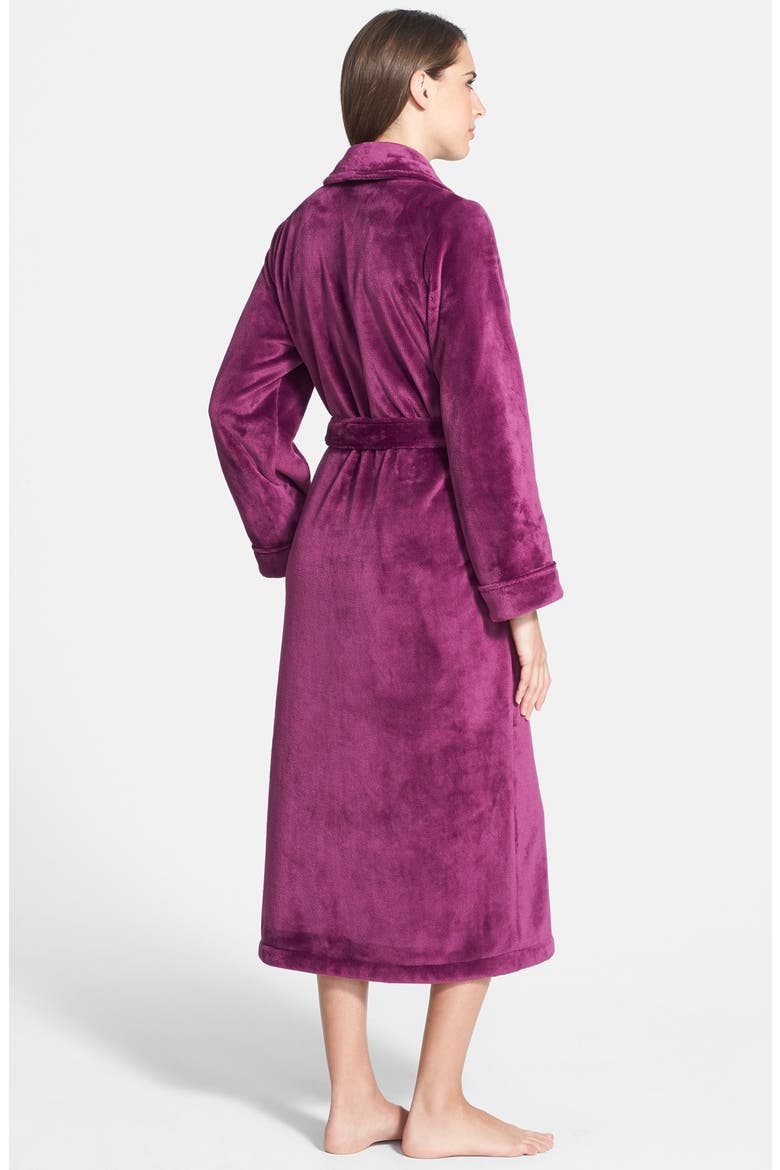 'Plush' Robe, Alternate, color, PURPLE DARK