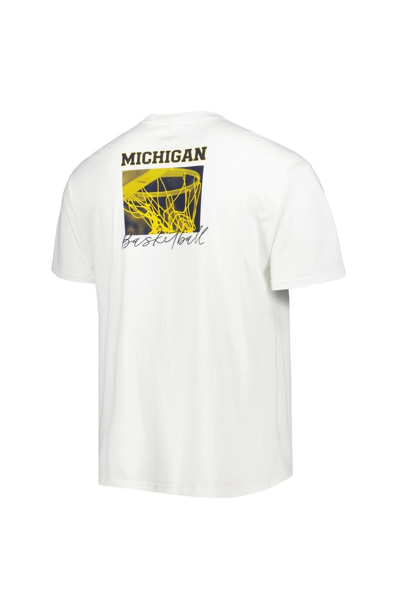 Jordan Brand Men's Jordan Brand White Michigan Wolverines Basketball Movement Max90 T-Shirt, Alternate, color, 