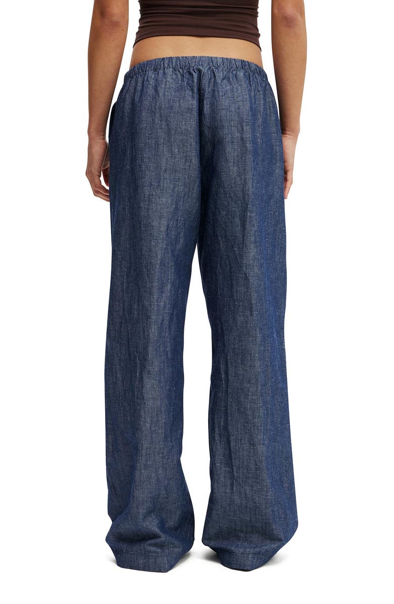 Cotton On Women's Haven Wide Leg Pant, Alternate, color, Indigo