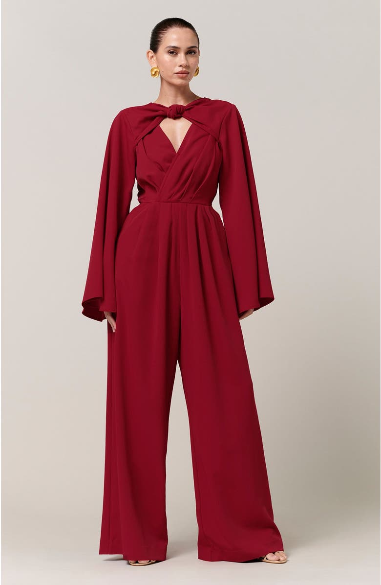 SAVEL Alexa Jumpsuit, Alternate, color, Plum Red
