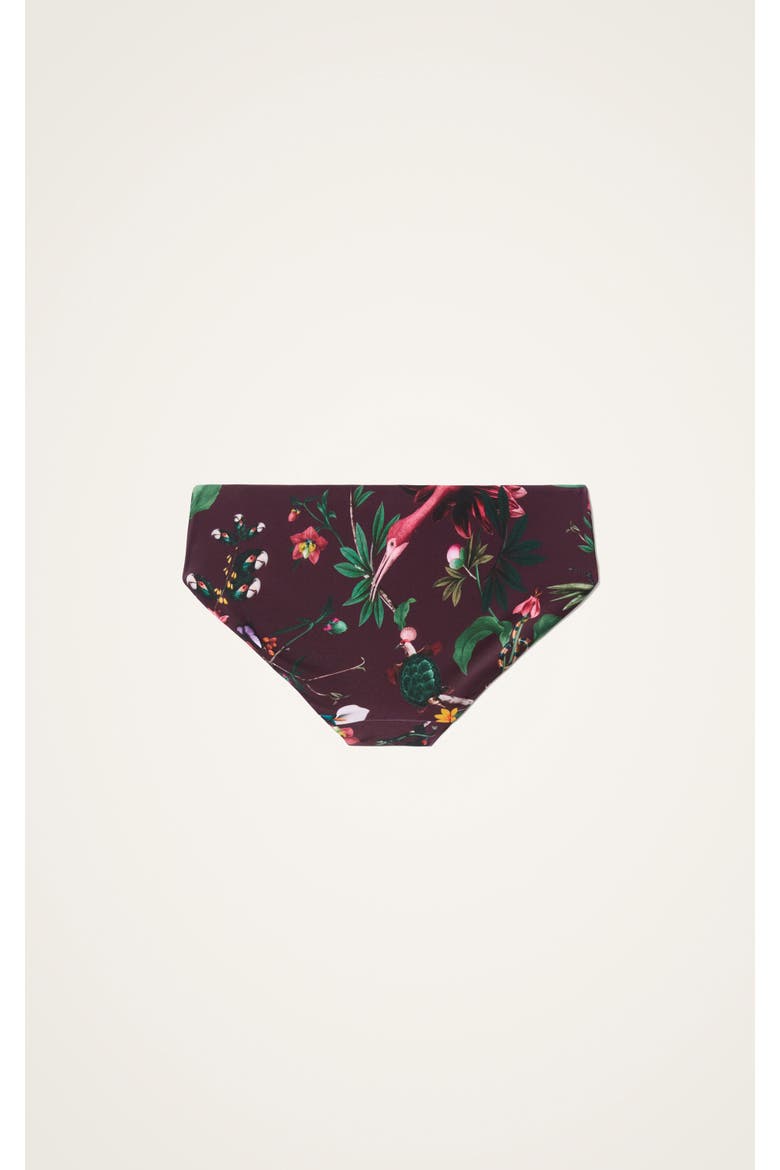 Boy Brief, Alternate, color, Zooflora Mini Bordeaux