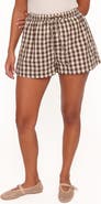 Petal & Pup Rory Gingham Cotton Shorts