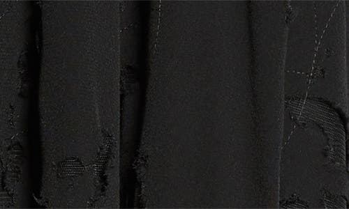 R13 Ripped Handkerchief Midi Skirt In Black
