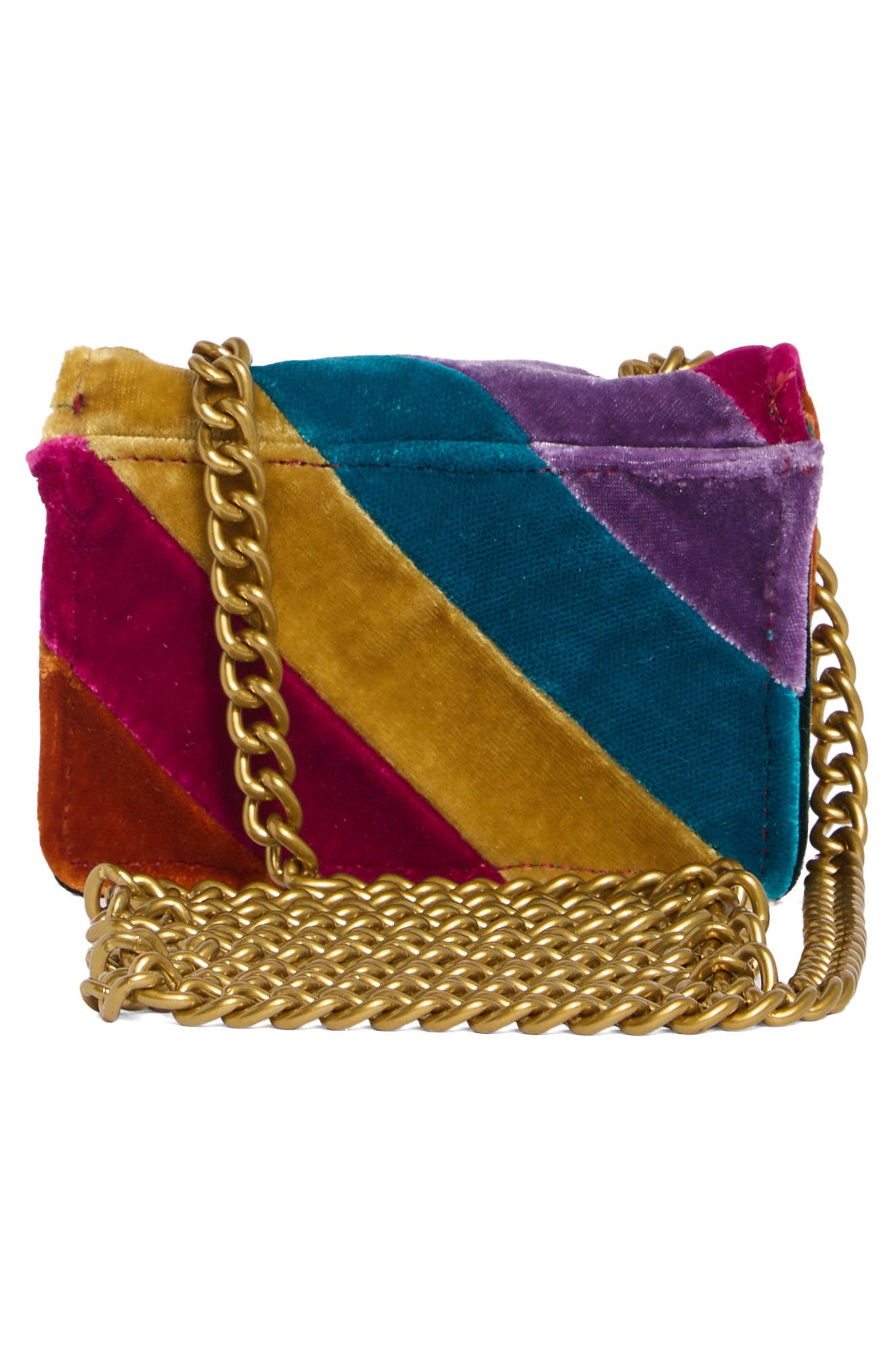 Micro Brixton Velvet Crossbody Bag, Alternate, color, OPEN MISC RAINBOW AS MINI SOHO