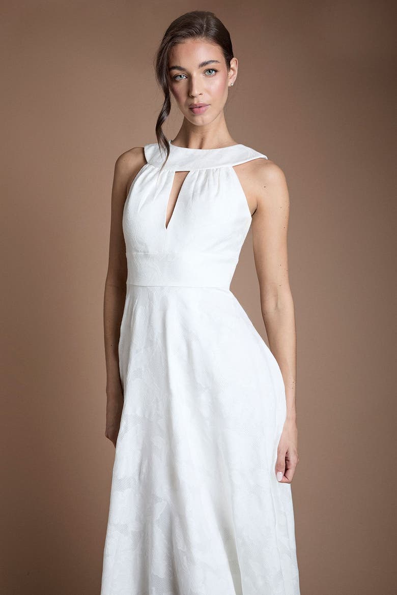 Lace Wedding Dress, Alternate, color, Ivory
