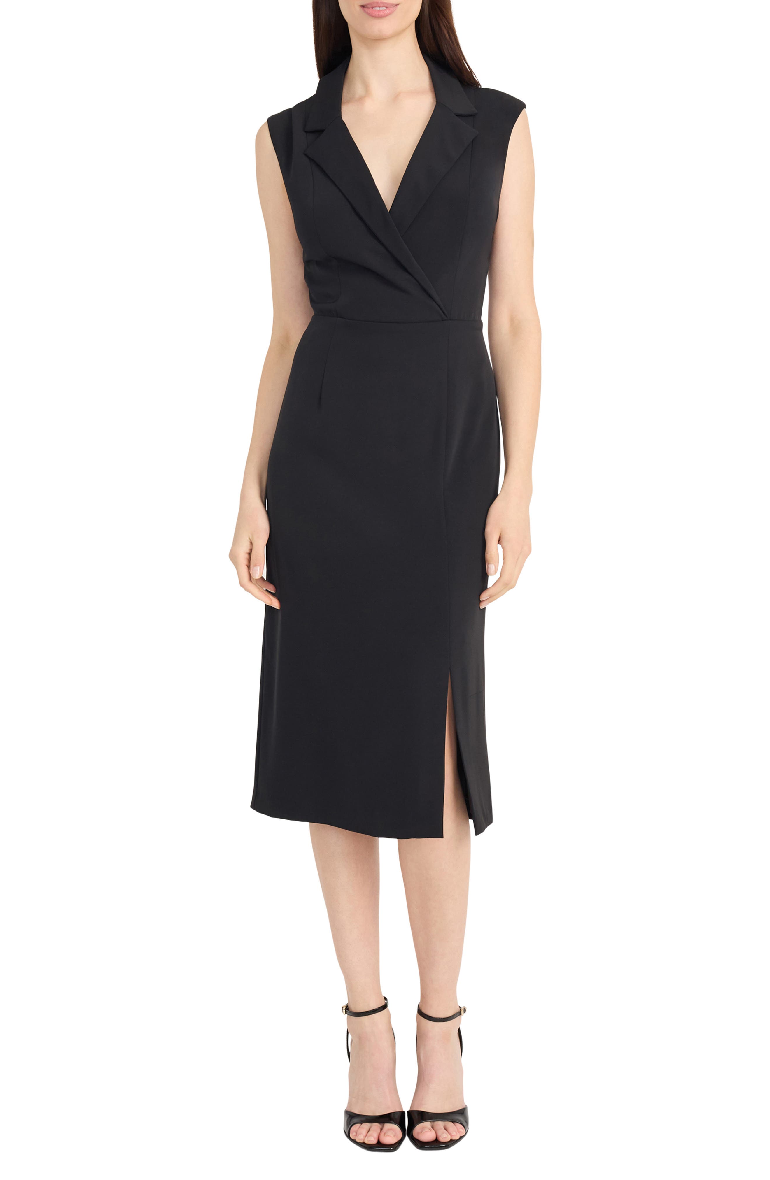 Maggy London Collared Sheath Dress