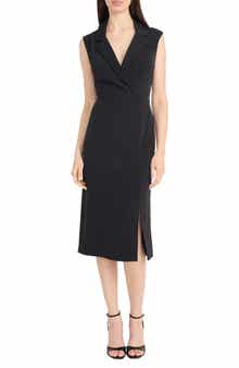 Maggy London Collared Sheath Dress