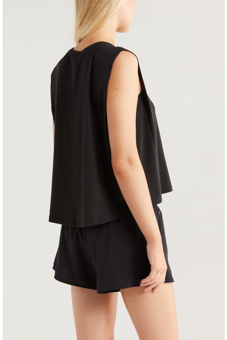 New Take Boxy Tank Top, Alternate, color, BLACK