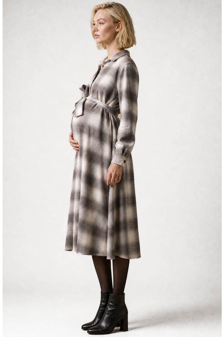 Maternity Dress Chelsea, Alternate, color, Beige