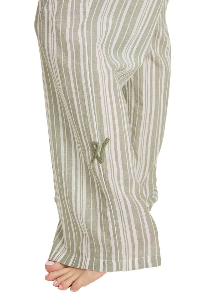 The Classic Trouser, Alternate, color, Sage Stripe