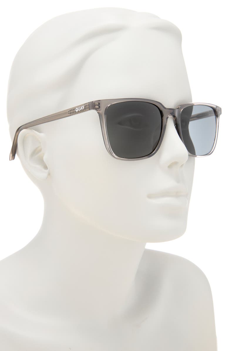 QUAY Algorithm Extra Large 64mm Square Sunglasses, Alternate, color, 