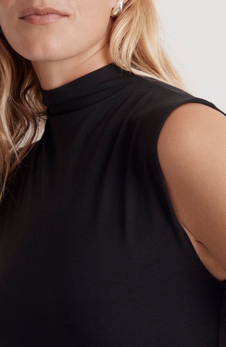Madewell Funnel Neck Crop Muscle Tee, Alternate, color, 