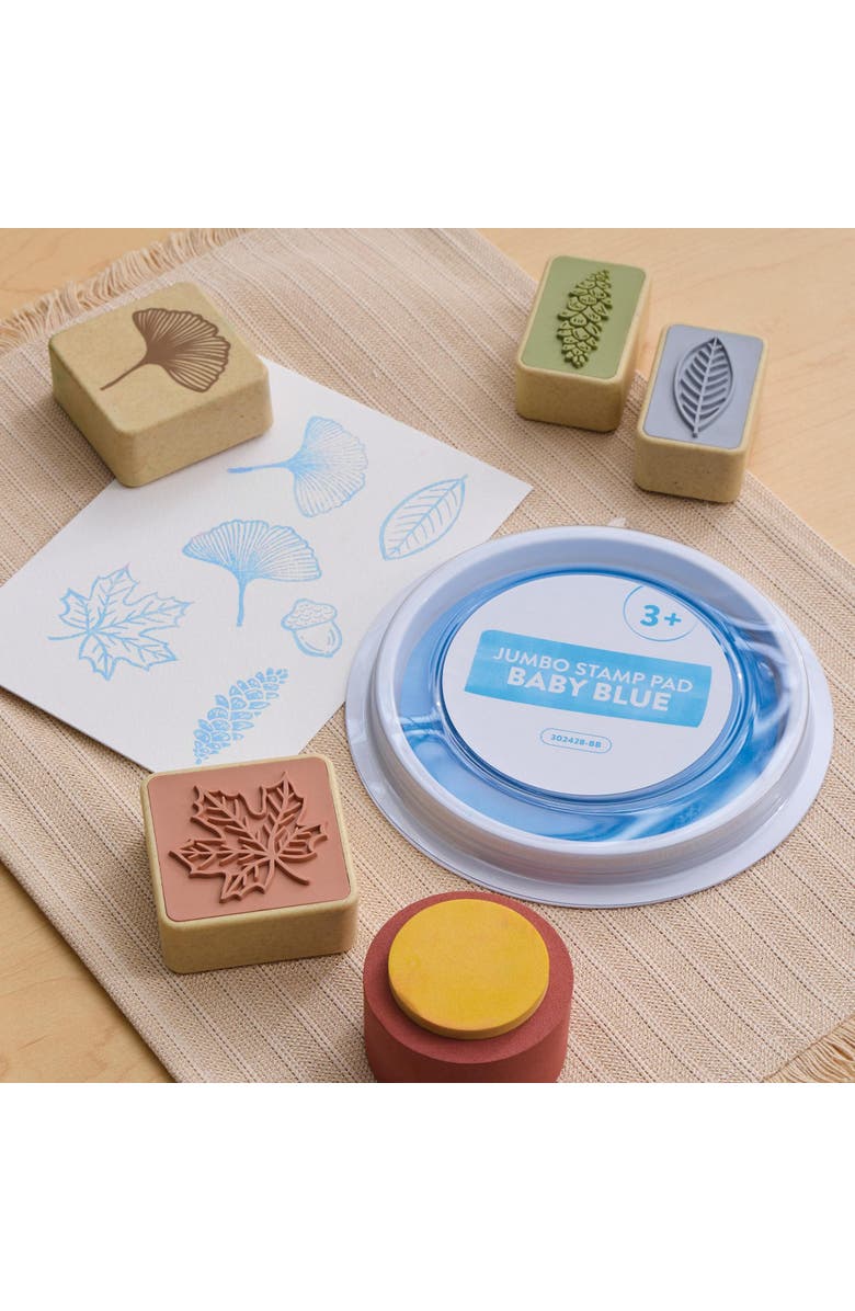 Kaplan Early Learning Company Washable Jumbo Stamp Pad - Set of 5, Alternate, color, Multicolored