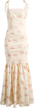 HOUSE OF CB Alessina Floral Print Gown